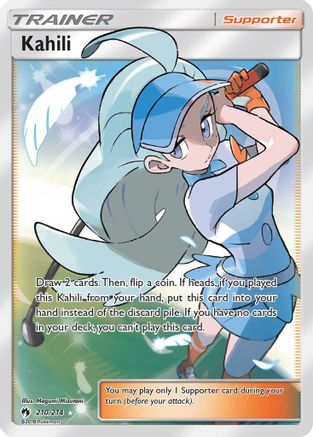 Kahili (Full Art) (210) Holofoil - Lost Thunder