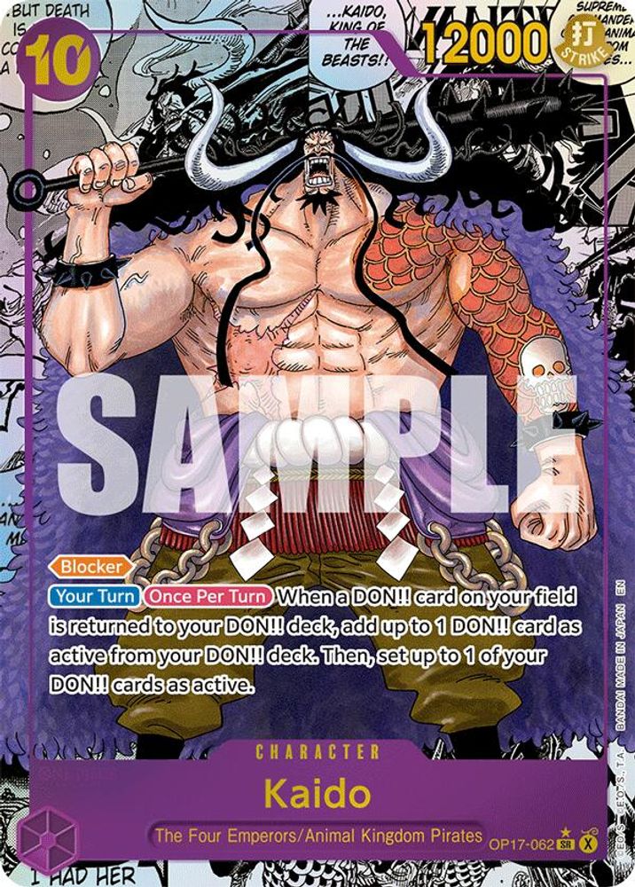 Kaido (Manga) (OP17-062) Foil