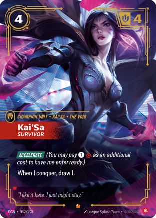 Kai'Sa – Survivor (039) Foil - Origins