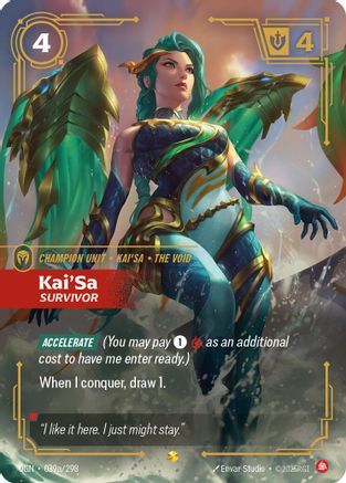 Kai'Sa – Survivor (Alternate Art) (039a) Foil - Origins