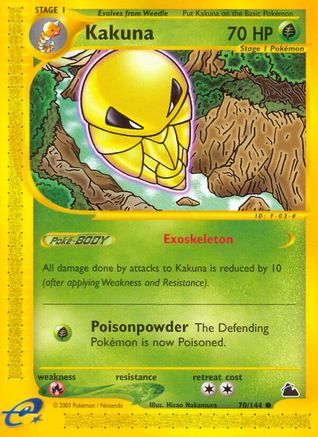 Kakuna (70) Reverse Holofoil - Skyridge