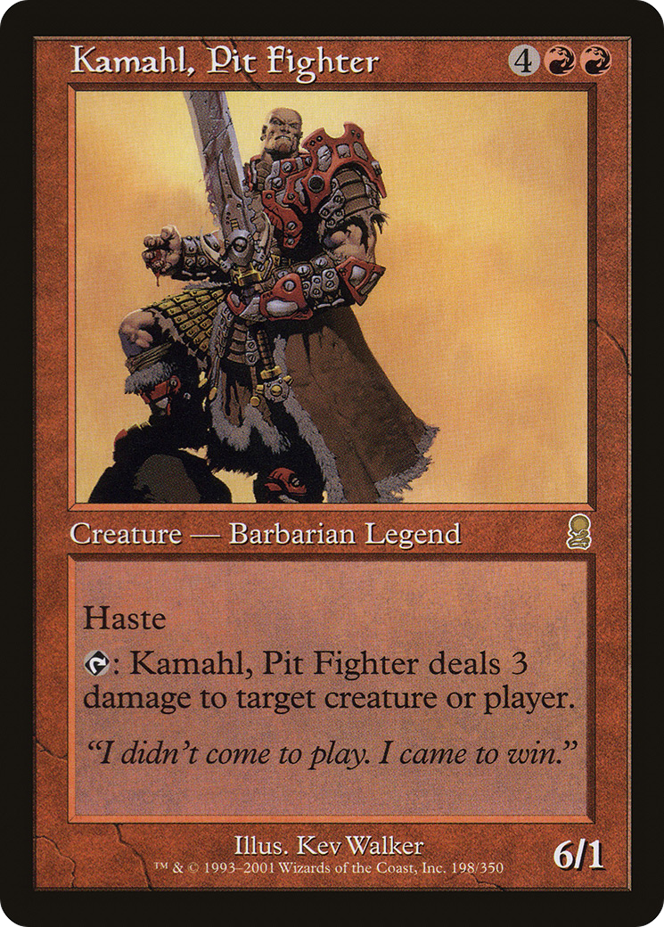 Kamahl, Pit Fighter (198) Foil - Odyssey