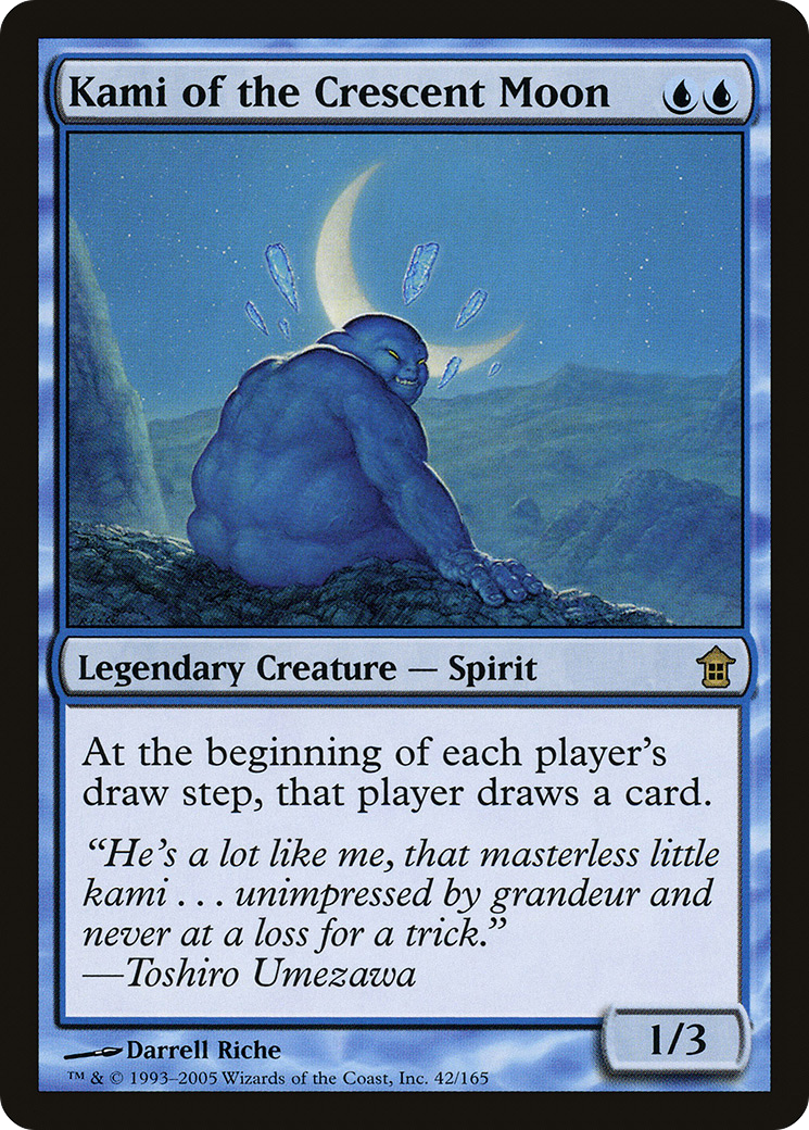 Kami of the Crescent Moon (042) Foil - Saviors of Kamigawa