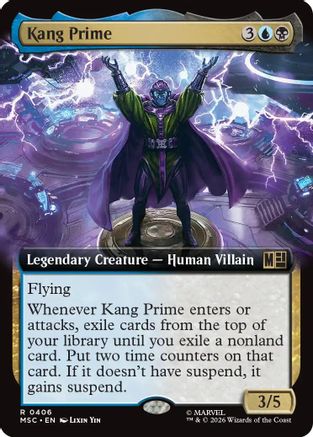 Kang Prime (Extended Art) (406) - Commander: Marvel Super Heroes