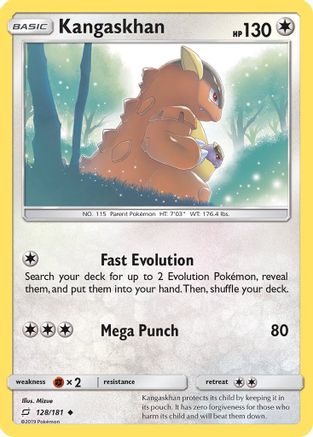 Kangaskhan (128) - Team Up