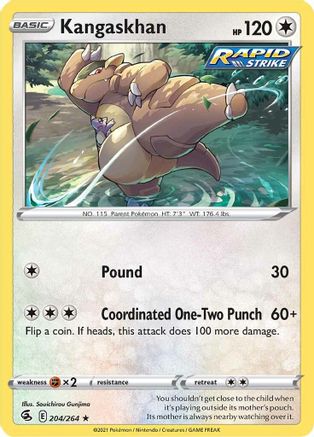 Kangaskhan (204) - Fusion Strike