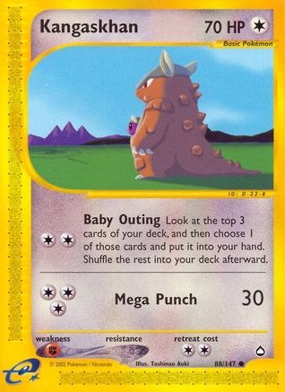 Kangaskhan (88) - Aquapolis