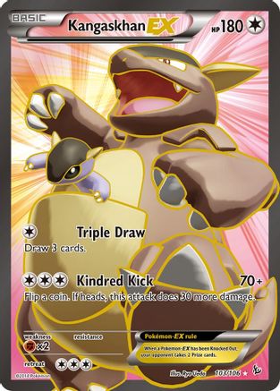 Kangaskhan EX (Full Art) (103) Holofoil - Flashfire