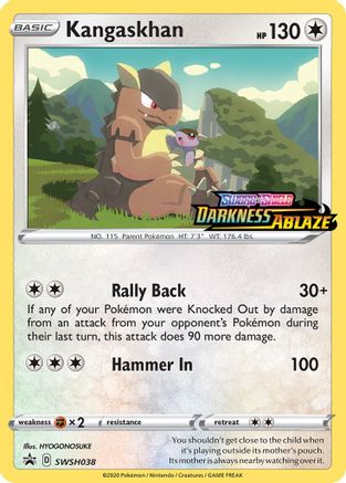 Kangaskhan (Prerelease) (SWSH038) Holofoil - Black Star Promos