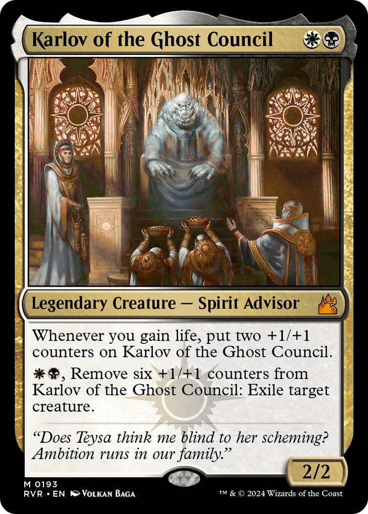 Karlov of the Ghost Council (193) - Ravnica Remastered