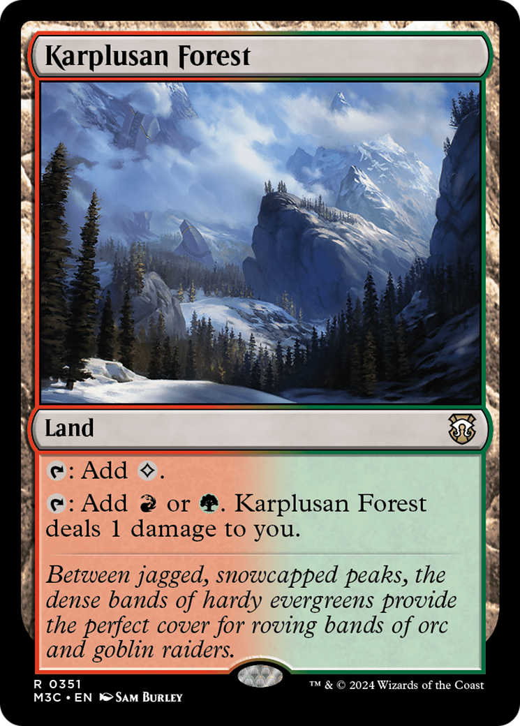 Karplusan Forest (351) - Commander: Modern Horizons 3