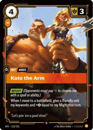 Kato the Arm (112) Foil - Spiritforged