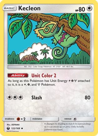 Kecleon (122) Reverse Holofoil - Celestial Storm