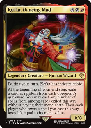 Kefka, Dancing Mad (084) Surge Foil - Commander: FINAL FANTASY