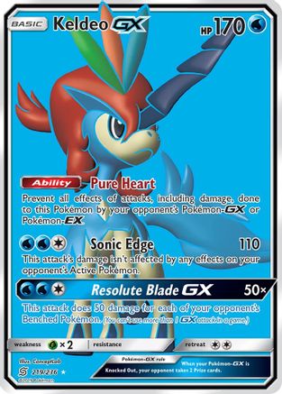 Keldeo GX (Full Art) (219) Holofoil - Unified Minds