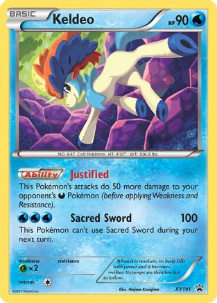 Keldeo (XY191) Holofoil - Black Star Promos
