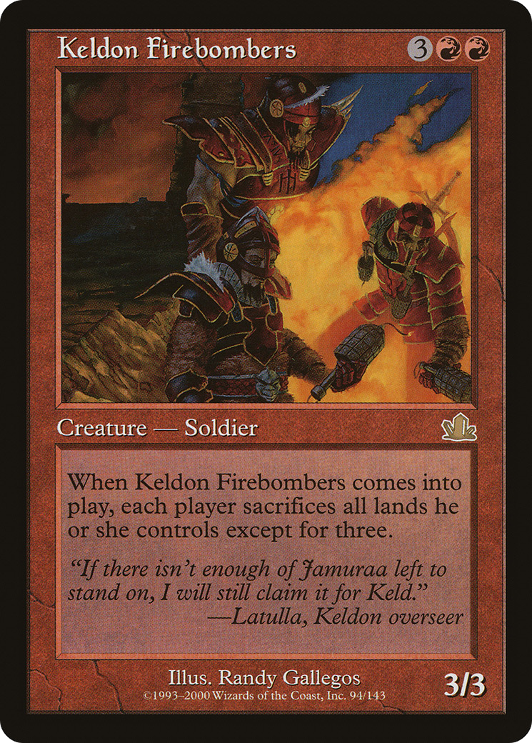 Keldon Firebombers (094) Foil - Prophecy