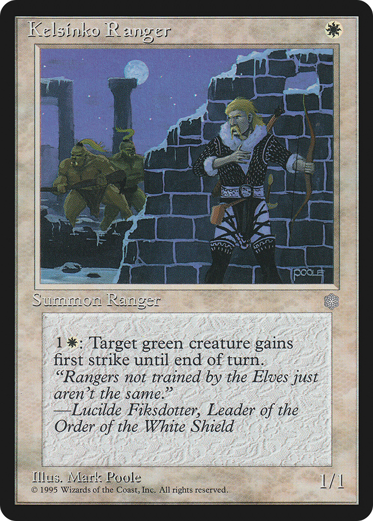 Kelsinko Ranger - Ice Age