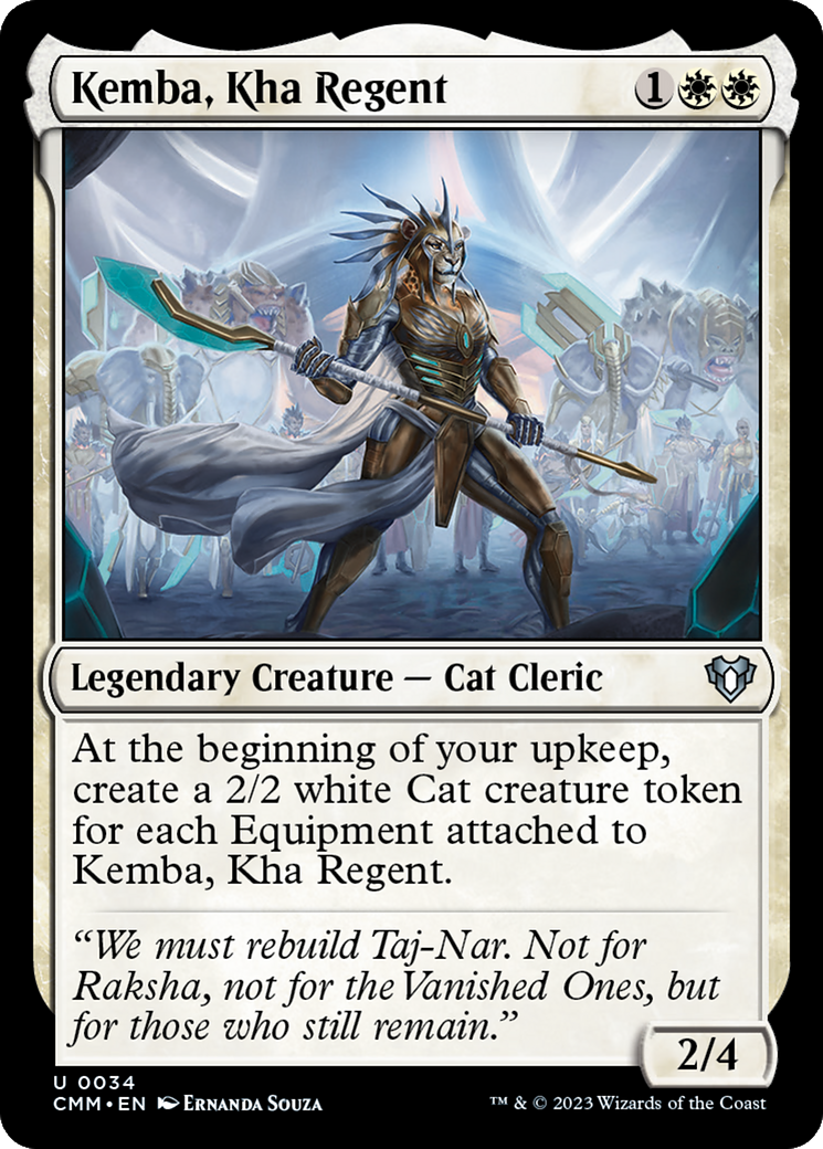 Kemba, Kha Regent (034) - Commander Masters