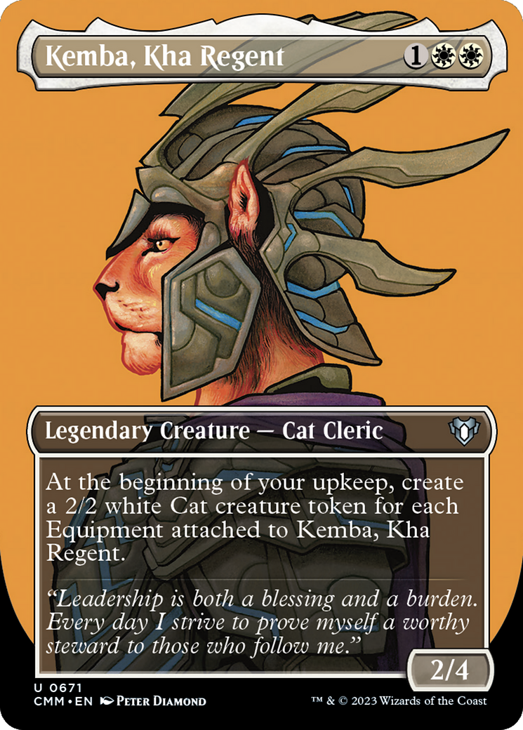Kemba, Kha Regent (Borderless) (671) Foil - Commander Masters
