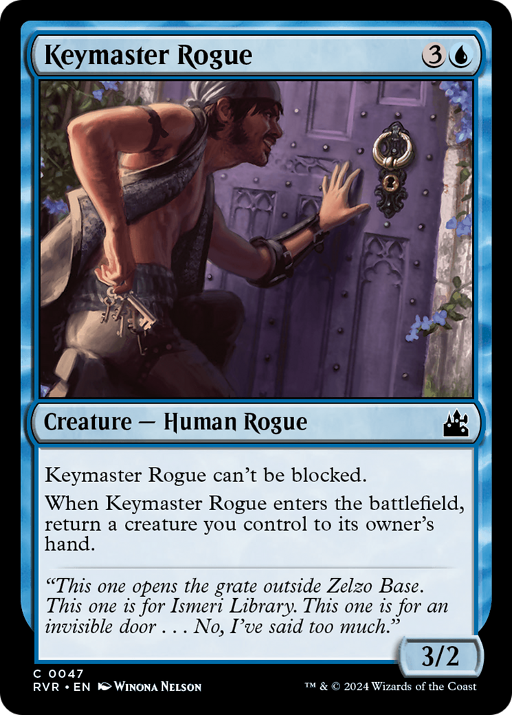 Keymaster Rogue (047) Foil - Ravnica Remastered