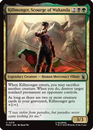 Killmonger, Scourge of Wakanda (218) - Marvel Super Heroes