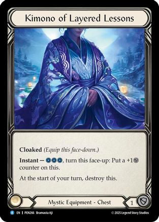 Kimono Of Layered Lessons (PEN266) Cold Foil - Compendium of Rathe