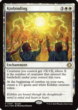 Kinbinding (Bundle Promo) (407) Foil - Lorwyn Eclipsed