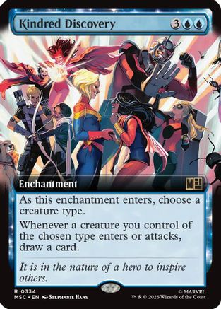 Kindred Discovery (Extended Art) (334) - Commander: Marvel Super Heroes