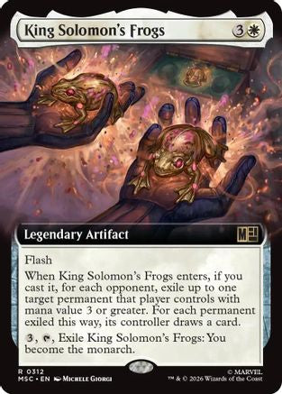 King Solomon's Frogs (Extended Art) (312) - Commander: Marvel Super Heroes
