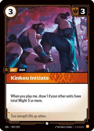 Kinkou Initiate (097) - Unleashed
