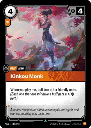 Kinkou Monk (141) Foil - Origins