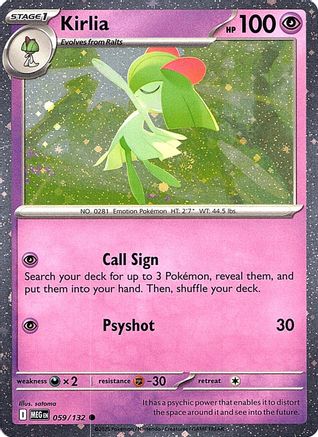 Kirlia (Cosmos Holo) (59) Holofoil - Miscellaneous Cards & Products
