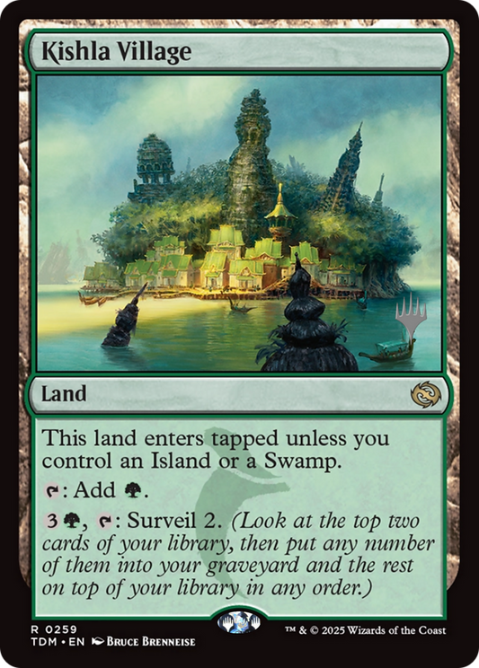 Kishla Village (Promo Pack) (259) Foil - Tarkir: Dragonstorm