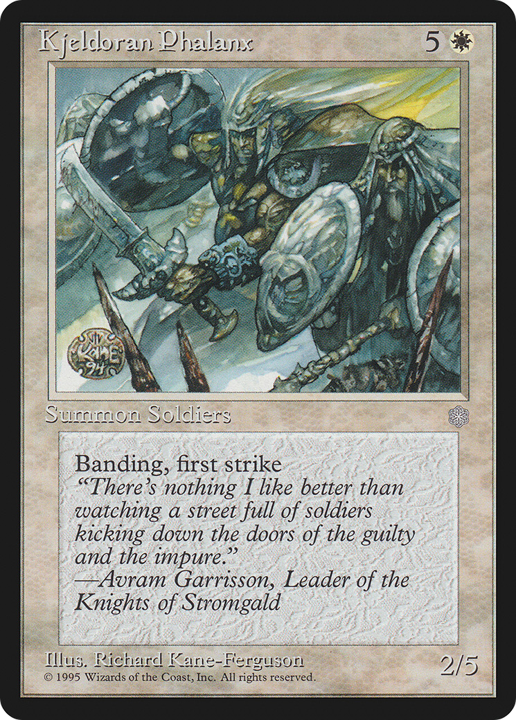 Kjeldoran Phalanx - Ice Age