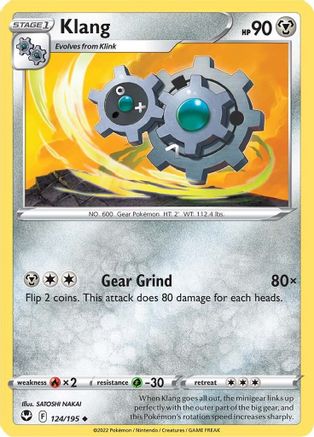 Klang (124) Reverse Holofoil - Silver Tempest