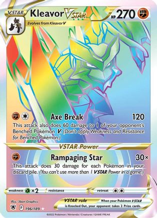 Kleavor VSTAR (196) Holofoil - Astral Radiance