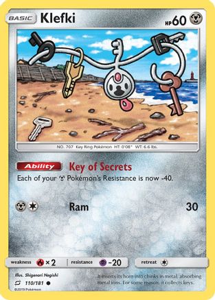 Klefki (110) Reverse Holofoil - Team Up