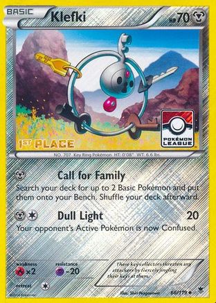 Klefki (Pokemon League) [1st Place] (66) Reverse Holofoil - Phantom Forces