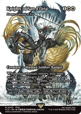 Knights of San d'Oria - Ranger-Captain of Eos (Showcase) (002) Foil - FINAL FANTASY: Through the Ages