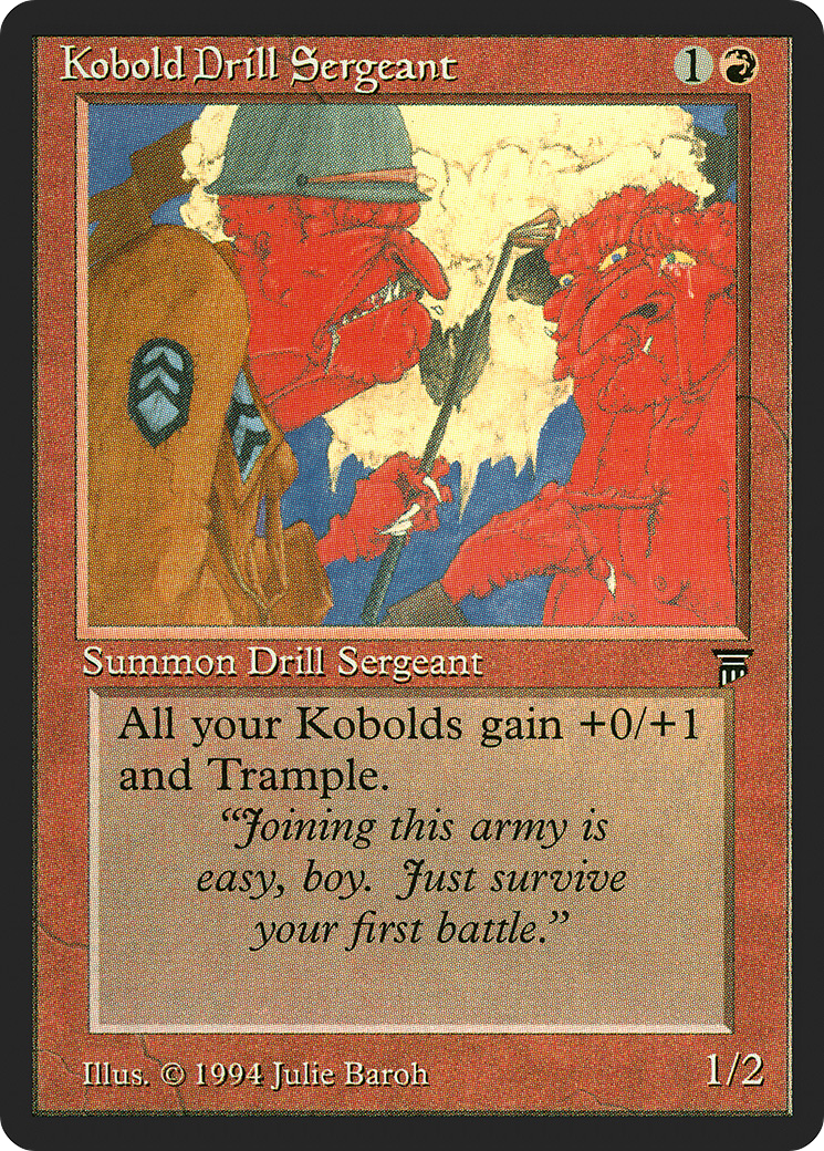 Kobold Drill Sergeant - Legends