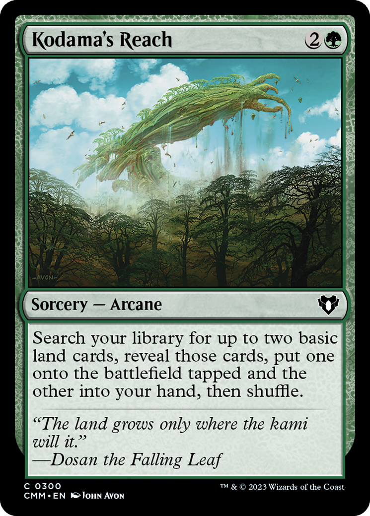 Kodama's Reach (300) - Commander Masters