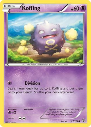 Koffing (27) Reverse Holofoil - Fates Collide