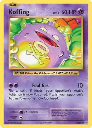 Koffing (50) - Evolutions