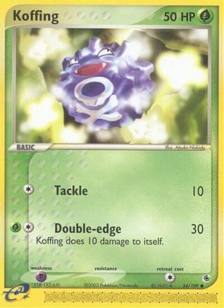 Koffing (54) - Ruby and Sapphire