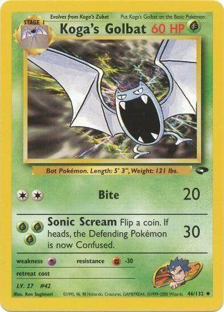 Koga's Golbat (46) (Unlimited) - Gym Challenge