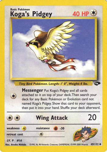 Koga's Pidgey (49) (Unlimited) - Gym Challenge