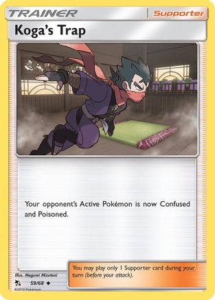 Koga's Trap (59) Reverse Holofoil - Hidden Fates