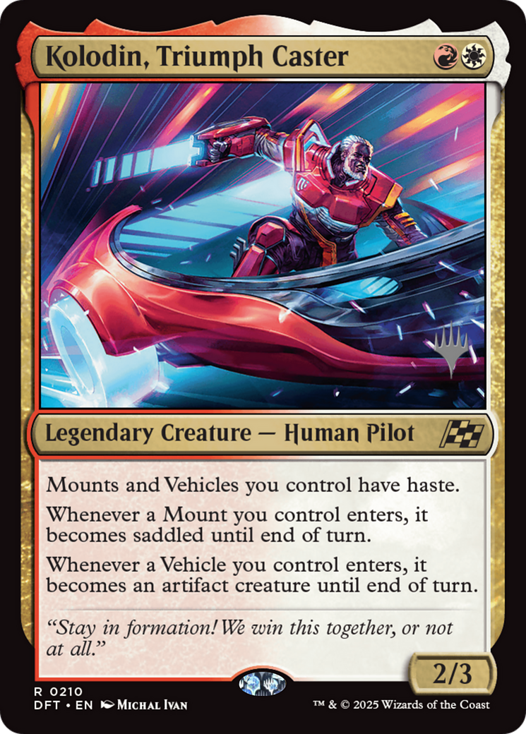 Kolodin, Triumph Caster (Promo Pack) (210) Foil - Aetherdrift