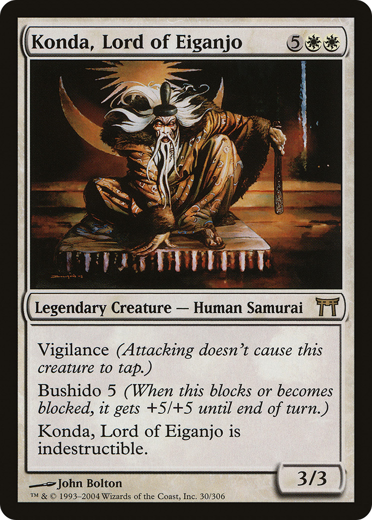 Konda, Lord of Eiganjo (030) - Champions of Kamigawa